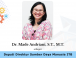 Selamat dan Sukses kepada Dr. Made Andriani, S.T., M.T. sebagai Deputi Direktur Sumber Daya Manusia Institut Teknologi Bandung