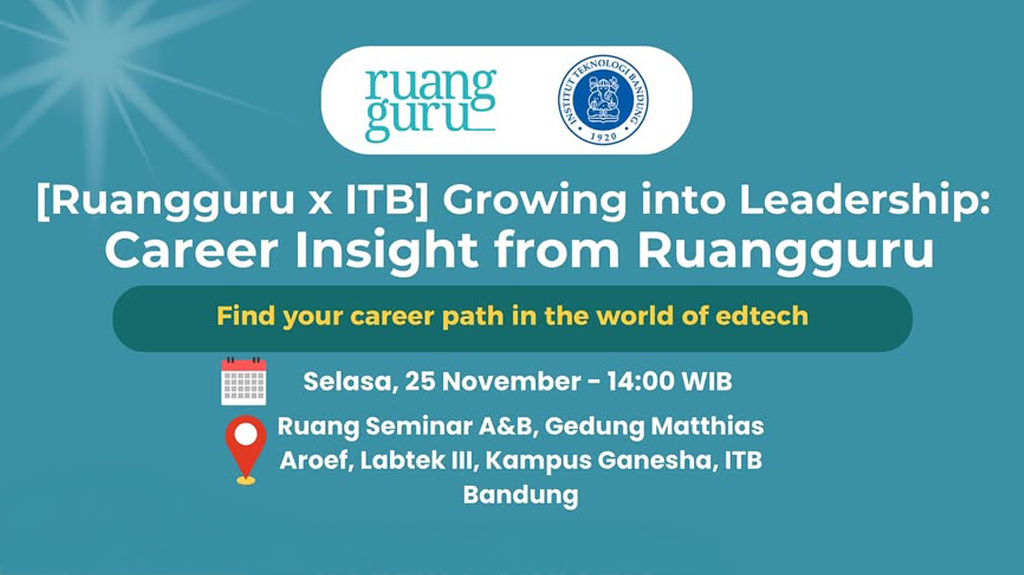 “Growing into Leadership: Career Insight from Ruangguru.”